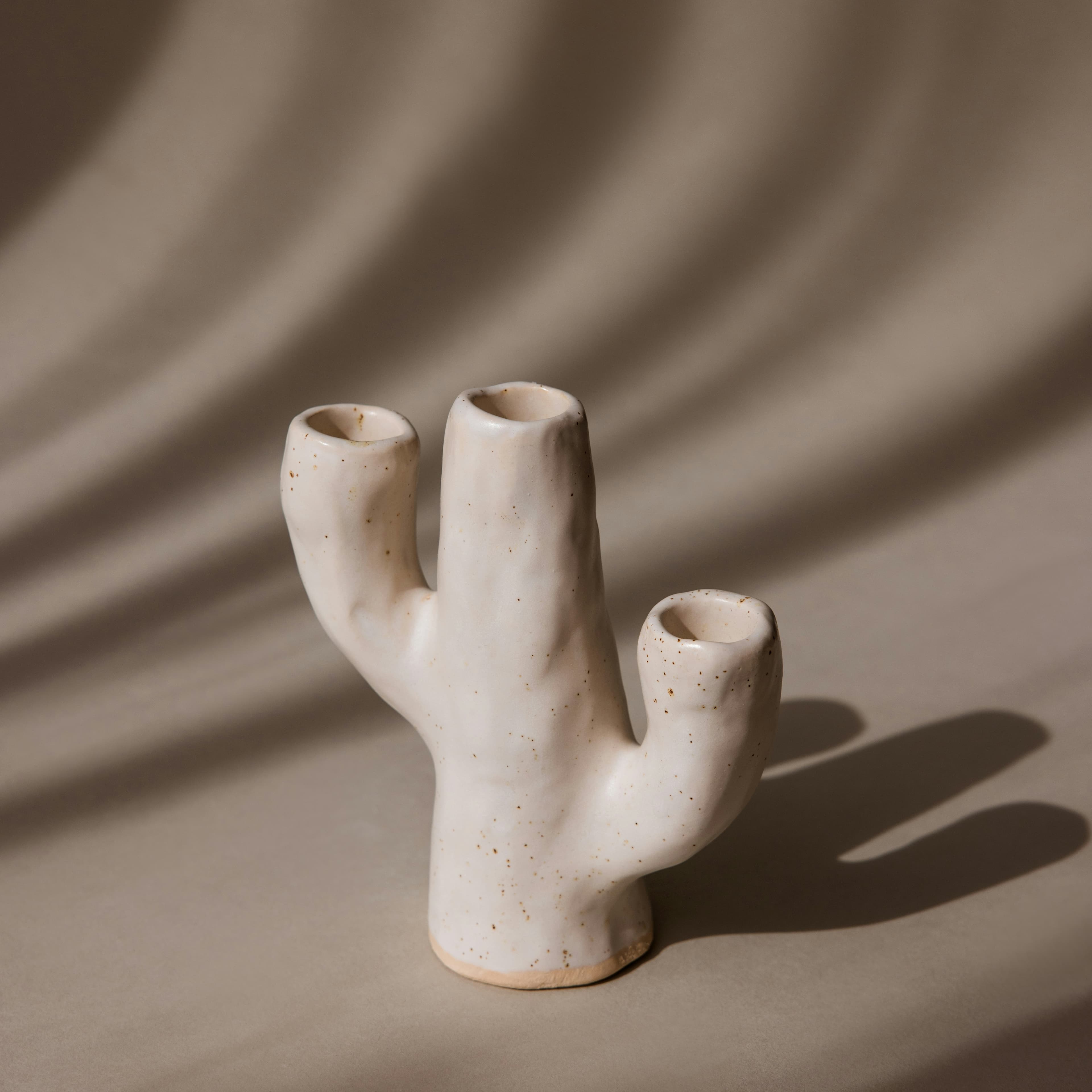 An original ceramic vessel with a distinctive sculptural form
